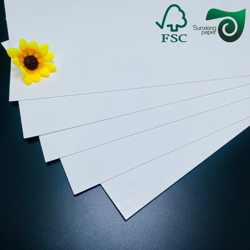 FSC 235gsm Food Grade White Wrapping Board 27" 39"  Ideal For Deep Fried Food Packaging