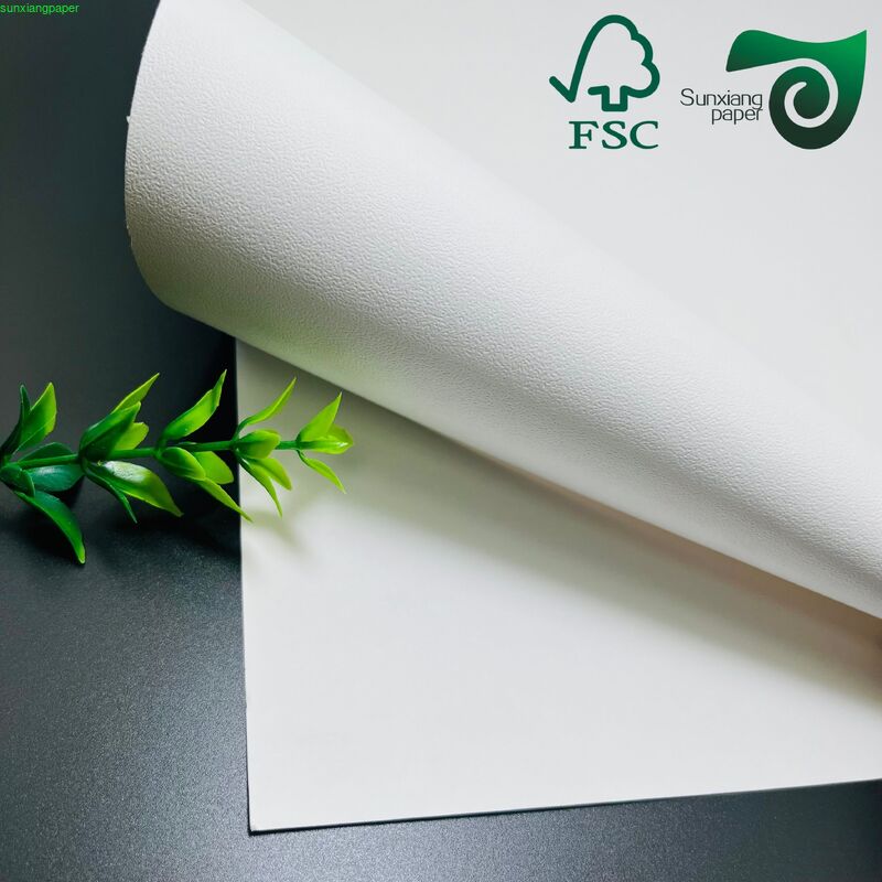 FSC 150GSM Embossed White Cardstock Recycled Premium Specialty Paper For Luxury Packaging Crafts