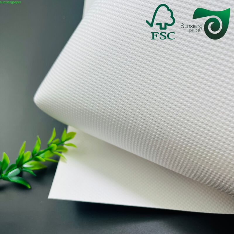 FSC 110GSM Embossed White Cardboard  Recycled Premium Specialty Paper For DIY Creations