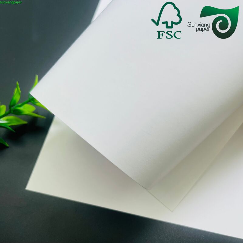 FSC 80gsm 120gsm High Stiffness Uncoated White Virgin Kraft Paper Roll For Packaging Bags