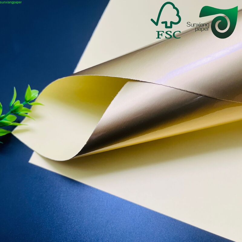 FSC 68gsm Moisture Resistant White Paper Ideal For Wine Glass Beer Bottle Labels