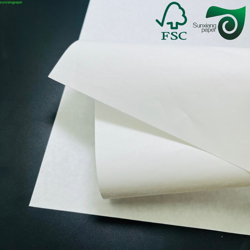 FSC 38gsm 60gsm Food Grade Greaseproof Colorful Cupcake Baking Paper