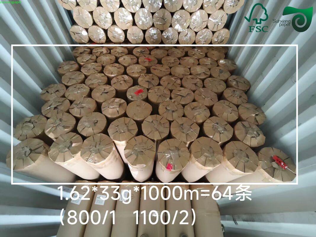 FSC White Sublimation Heat Transfer Paper 80gsm 600mm 100m Roll For Graphic Printing