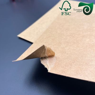 FSC Uncoated Unbleached Recycled Kraft Liner Paper 300gsm Industrial Packaging Board