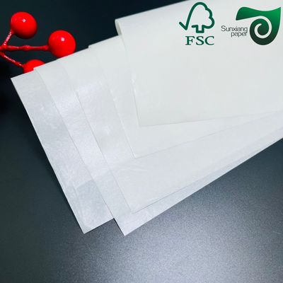 FSC Dwustronny papier pergaminowy z silikonu do pieczenia 30 gm 40 gm Jumbo Rolls Kraft Paper Board